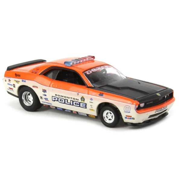 Manufacturer_Greenlight Collectibles Cars & Suvs<1/64 2008 Dodge Challenger R/T, Edmonton Police, Blue Line Racing 25 Years, Hobby Exclusive