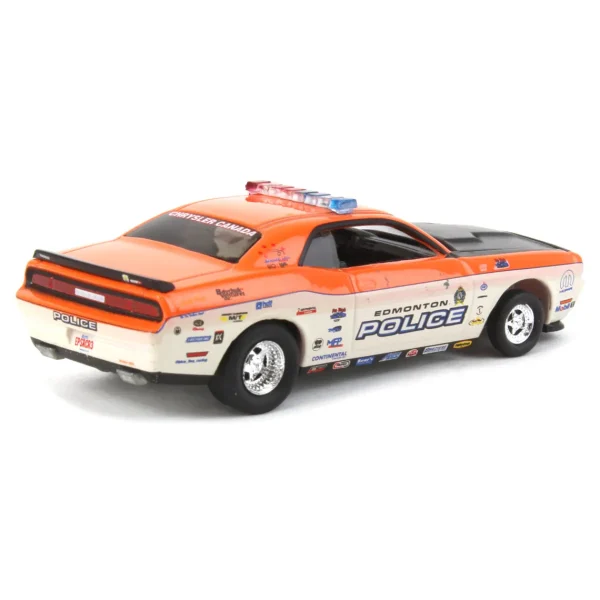 Manufacturer_Greenlight Collectibles Cars & Suvs<1/64 2008 Dodge Challenger R/T, Edmonton Police, Blue Line Racing 25 Years, Hobby Exclusive