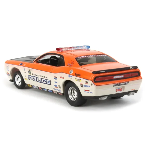 Manufacturer_Greenlight Collectibles Cars & Suvs<1/64 2008 Dodge Challenger R/T, Edmonton Police, Blue Line Racing 25 Years, Hobby Exclusive