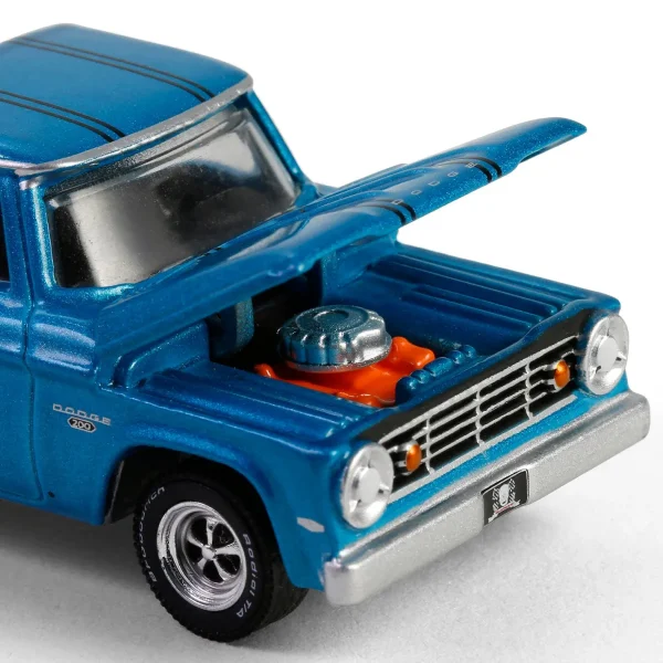 Manufacturer_Greenlight Collectibles Cars & Suvs | Pickup Trucks<1/64 1967 Dodge D-200 with Flatbed Trailer & 1969 Plymouth GTX, Graveyard Carz, Hollywood Hitch & Tow Series 13