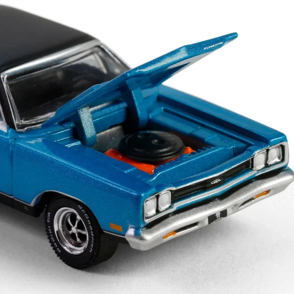 Manufacturer_Greenlight Collectibles Cars & Suvs | Pickup Trucks<1/64 1967 Dodge D-200 with Flatbed Trailer & 1969 Plymouth GTX, Graveyard Carz, Hollywood Hitch & Tow Series 13