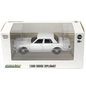 Manufacturer_Greenlight Collectibles Emergency Vehicles<1/64 1980-89 Dodge Diplomat, Blank White, Hot Pursuit