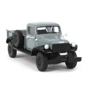 Manufacturer_Greenlight Collectibles Pickup Trucks<1/64 1945 Dodge Power Wagon, Anvil Gray, Greenlight Exclusive Production