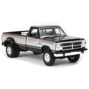 Manufacturer_Greenlight Collectibles Pickup Trucks<1/64 1993 Dodge Ram 350 Cummins Dually, Black, LP Diecast Exclusive