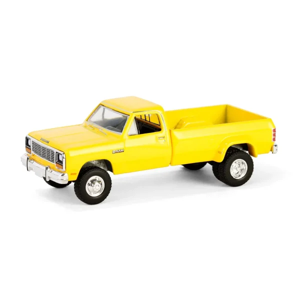 Manufacturer_Greenlight Collectibles Cars & Suvs | Pickup Trucks<1/64 1982 Dodge Ram D350 Dually, Construction Yellow, Dually Drivers Series 15