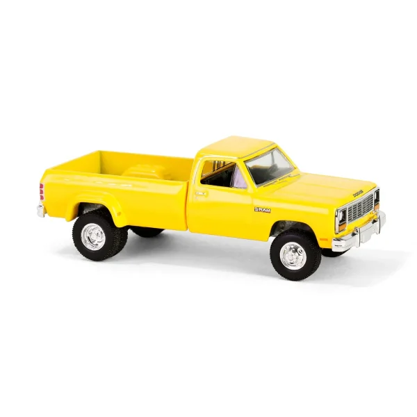 Manufacturer_Greenlight Collectibles Cars & Suvs | Pickup Trucks<1/64 1982 Dodge Ram D350 Dually, Construction Yellow, Dually Drivers Series 15