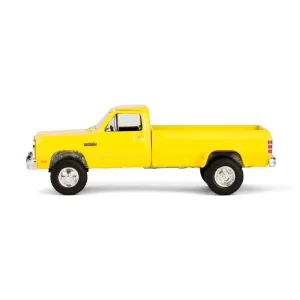 Manufacturer_Greenlight Collectibles Cars & Suvs | Pickup Trucks<1/64 1982 Dodge Ram D350 Dually, Construction Yellow, Dually Drivers Series 15