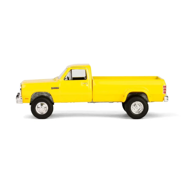 Manufacturer_Greenlight Collectibles Cars & Suvs | Pickup Trucks<1/64 1982 Dodge Ram D350 Dually, Construction Yellow, Dually Drivers Series 15