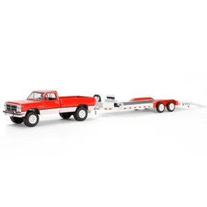 Manufacturer_Greenlight Collectibles Cars & Suvs | Pickup Trucks<1/64 1991 Dodge Ram Power Ram 250 with Heavy Duty Car Hauler, Hitch & Tow Series 31