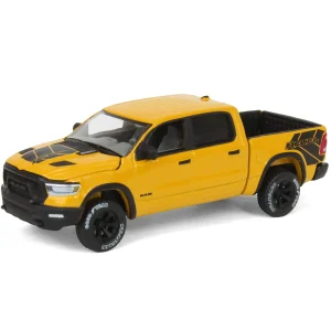 Manufacturer_Auto World Pickup Trucks<1/64 2023 Dodge Ram Rebel Havoc Edition, Baja Yellow, Auto World
