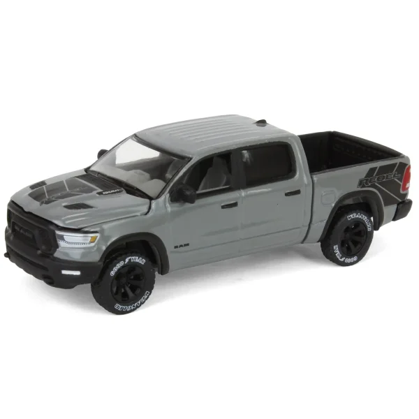 Manufacturer_Auto World Pickup Trucks<1/64 2023 Dodge Ram Rebel Lunar Edition, Gray, Auto World