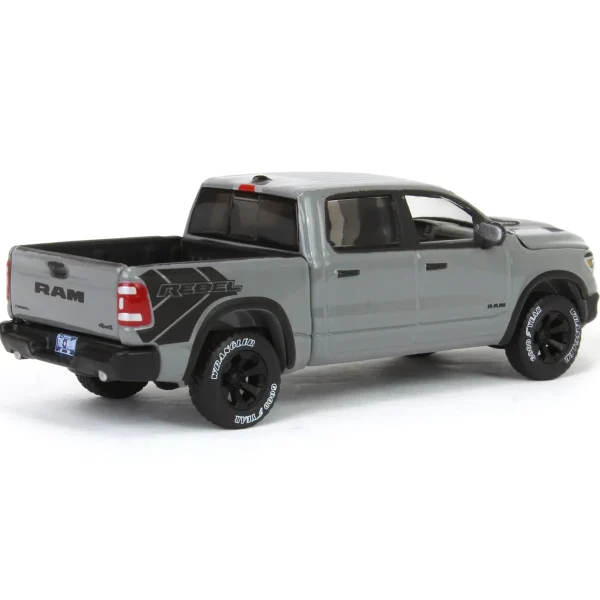 Manufacturer_Auto World Pickup Trucks<1/64 2023 Dodge Ram Rebel Lunar Edition, Gray, Auto World