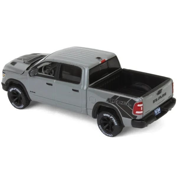 Manufacturer_Auto World Pickup Trucks<1/64 2023 Dodge Ram Rebel Lunar Edition, Gray, Auto World