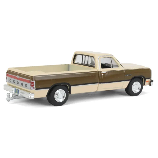 Manufacturer_Greenlight Collectibles Pickup Trucks<1/64 1992 Dodge Ram 1st Generation, Two Tone Brown, Outback Toys Exclusive