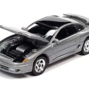 Manufacturer_Auto World Cars & Suvs<1/64 1993 Dodge Stealth RT, Dark Silver, Auto World 2021 Release 4A