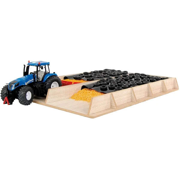Manufacturer_Universal Hobbies Wooden Barns & Large Accessories<1/32 Double Silo Trench Bunker Set