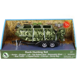 Manufacturer_Big Country Toys Big Country Toys<1/20 Duck Hunting Set with Boat, Hunter, Dog and Decoys by Big Country Toys