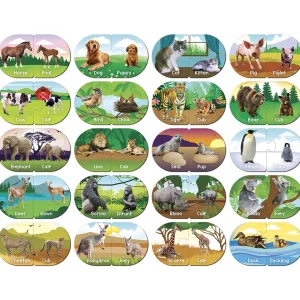 Outback Toys Games & Puzzles<Educational Matching - Animals Jigsaw Puzzles