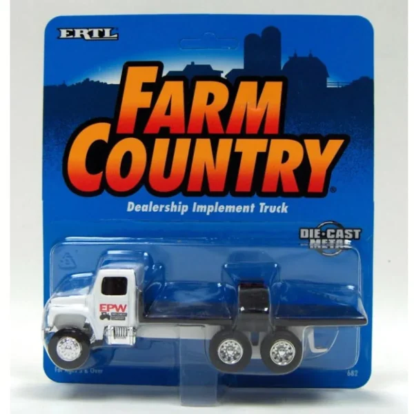Manufacturer_ERTL Lowboys & Flatbeds<1/64 EPW Implement Co. Flatbed Tandem Axle Truck by ERTL