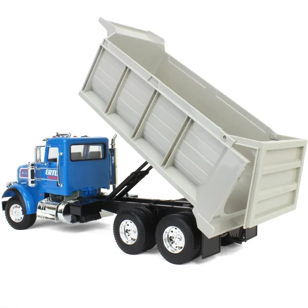 Manufacturer_ERTL Dump Trucks<1/16 ERTL Big Farm Blue Peterbilt Model 367 Dump Truck