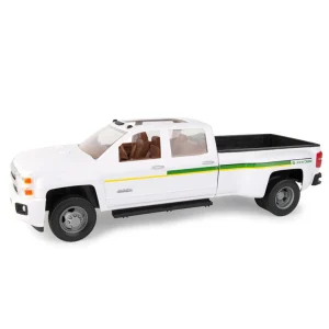 Manufacturer_ERTL Pickup Trucks<1/16 ERTL Big Farm Chevrolet 3500 John Deere Dealership Dually Pickup Truck