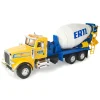 Manufacturer_ERTL Tow & Straight Trucks<1/16 ERTL Big Farm Yellow & Blue Peterbilt Model 367 Cement Mixer