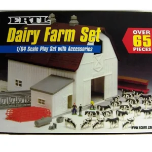 Manufacturer_ERTL Ertl Farm Sets<1/64 ERTL Dairy Farm Play Set with Accessories