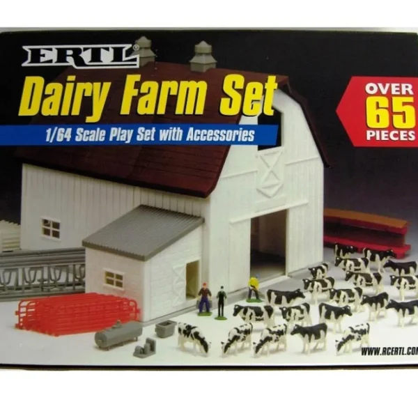 Manufacturer_ERTL Ertl Farm Sets<1/64 ERTL Dairy Farm Play Set with Accessories