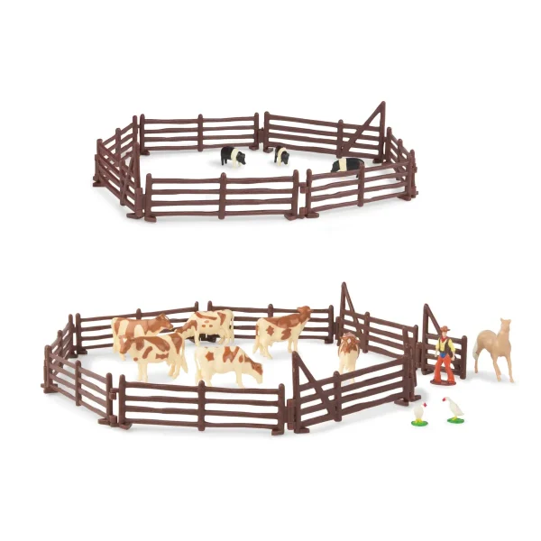 Manufacturer_ERTL Ertl Farm Sets<1/64 ERTL Farm Country Round Gable Barn Set