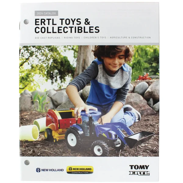 Manufacturer_ERTL Lowboys & Flatbeds | New Holland & Caterpillar<2024 ERTL New Holland Full Size Color Catalog