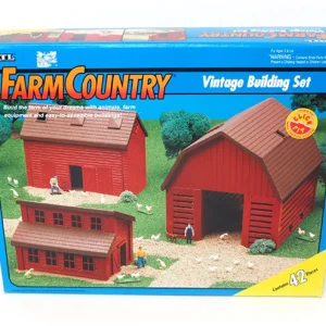 Manufacturer_ERTL Ertl Farm Sets<1/64 ERTL Vintage Building Set with Animals, 42 Pieces
