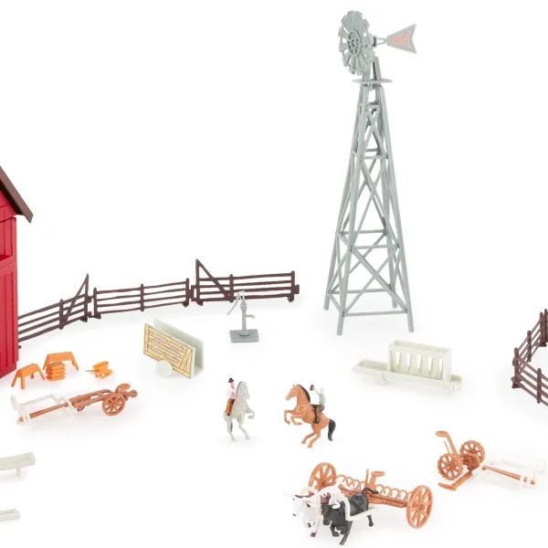 Manufacturer_ERTL Ertl Farm Sets<1/64 ERTL Western Ranch Play Set with Accessories