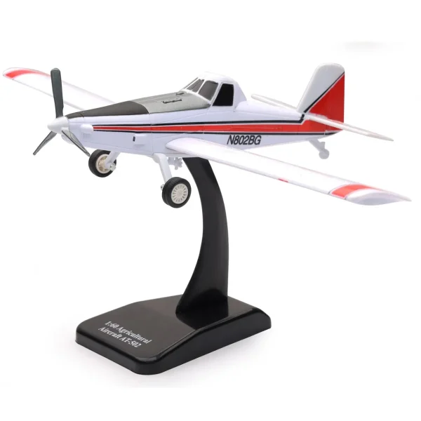 Manufacturer_New Ray Toys Inc. Airplanes & Banks<1/60 Exclusive Edition Red & White Air Tractor AT-502 AG Spray Crop Duster Airplane by New Ray