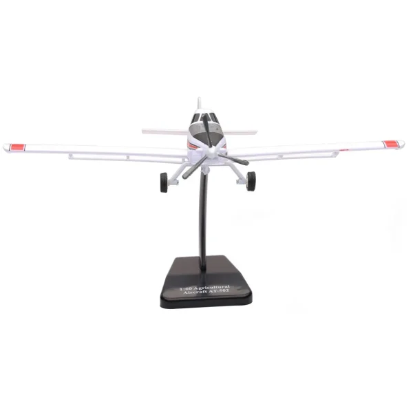 Manufacturer_New Ray Toys Inc. Airplanes & Banks<1/60 Exclusive Edition Red & White Air Tractor AT-502 AG Spray Crop Duster Airplane by New Ray