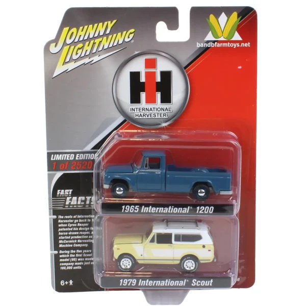 Manufacturer_Other Pickup Trucks<1/64 Exclusive Limited Edition International 2 Pack: 1965 Model 1200 & 1979 Scout