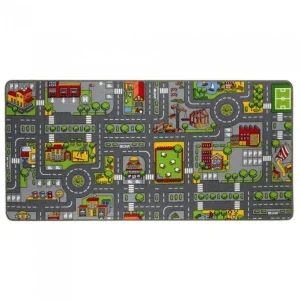 Manufacturer_Universal Hobbies Preschool Playroom<Extra Large Street Play Carpet with Education Roads, City & Buildings - 79in x 37.4in