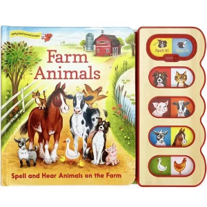 Outback Toys Books, Calendars & Dvds<Farm Animals, Interactive Sound Board Book