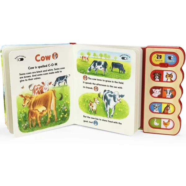 Outback Toys Books, Calendars & Dvds<Farm Animals, Interactive Sound Board Book