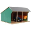 Manufacturer_Universal Hobbies Wooden Barns & Large Accessories<1/32 Farm Machinery 3 Bay Shed