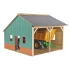 Outback Toys Wooden Barns & Large Accessories<1/16 Farm Machinery 2 Bay Shed