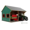 Manufacturer_Universal Hobbies Wooden Barns & Large Accessories<1/16 Farm Machinery 2 Bay Shed with High Roof