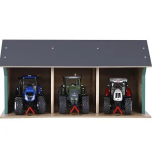 Manufacturer_Universal Hobbies Wooden Barns & Large Accessories<1/32 Farm Machinery 3 Bay Shed