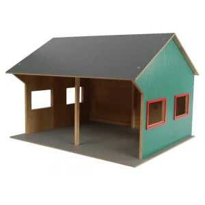 Manufacturer_Universal Hobbies Wooden Barns & Large Accessories<1/16 Farm Machinery 2 Bay Shed with High Roof