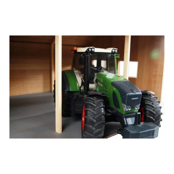 Manufacturer_Universal Hobbies Wooden Barns & Large Accessories<1/16 Farm Machinery 3 Bay Shed with High Roof