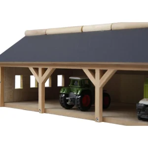 Manufacturer_Universal Hobbies Wooden Barns & Large Accessories<1/87 Farm Machinery 3 Bay Shed