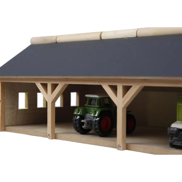 Manufacturer_Universal Hobbies Wooden Barns & Large Accessories<1/87 Farm Machinery 3 Bay Shed