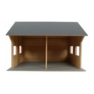 Manufacturer_Universal Hobbies Wooden Barns & Large Accessories<1/16 Farm Machinery 2 Bay Shed with High Roof