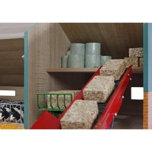 Manufacturer_Universal Hobbies Wooden Barns & Large Accessories<1/32 Farm Machinery 2 Bay Shed with Cow Barn