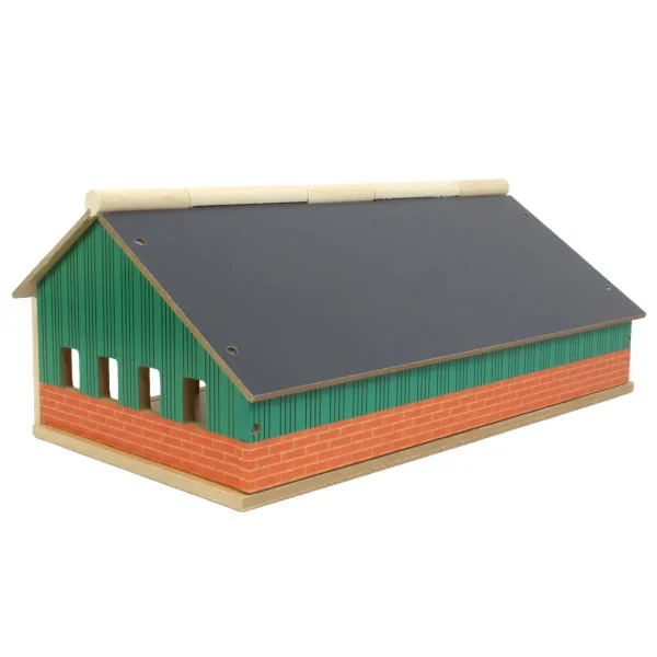 Manufacturer_Universal Hobbies Wooden Barns & Large Accessories<1/87 Farm Machinery 3 Bay Shed