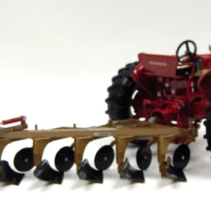Manufacturer_ERTL Implements<1/16 Farmall 560 Demo with Gold 5-Bottom Plow, 2008 National Farm Toy Museum Edition